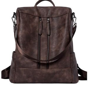 Brown backpack